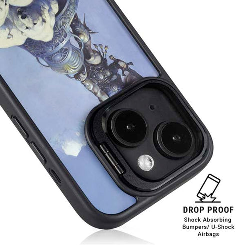 Sliver Warrior by Frazetta iPhone 14 Kickstand Case